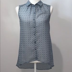 H&M Sleeveless High Low Shirt Size 4